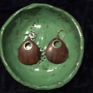 Wooden earrings